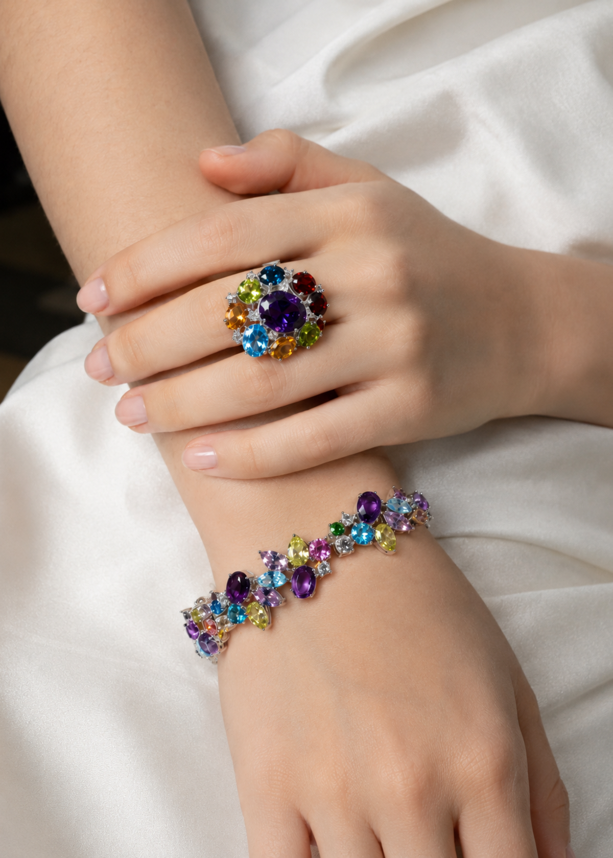 Chromatic Garden-925 Sterling Silver