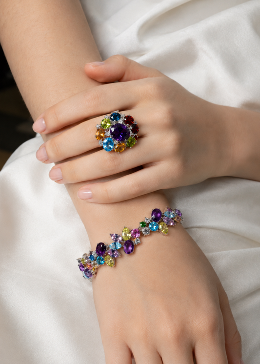 Chromatic Garden-925 Sterling Silver