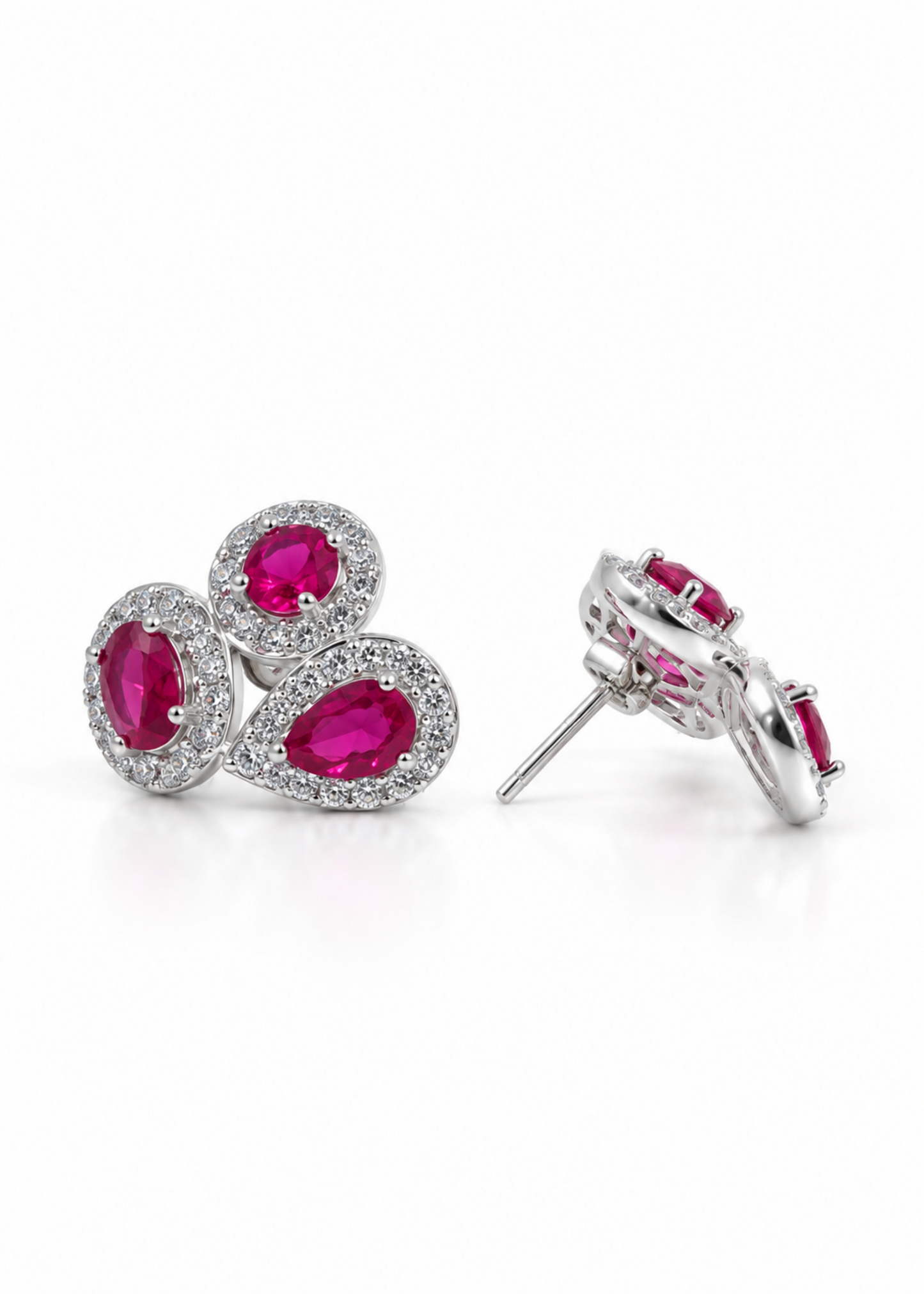 Crimson Trio-925 Sterling Silver