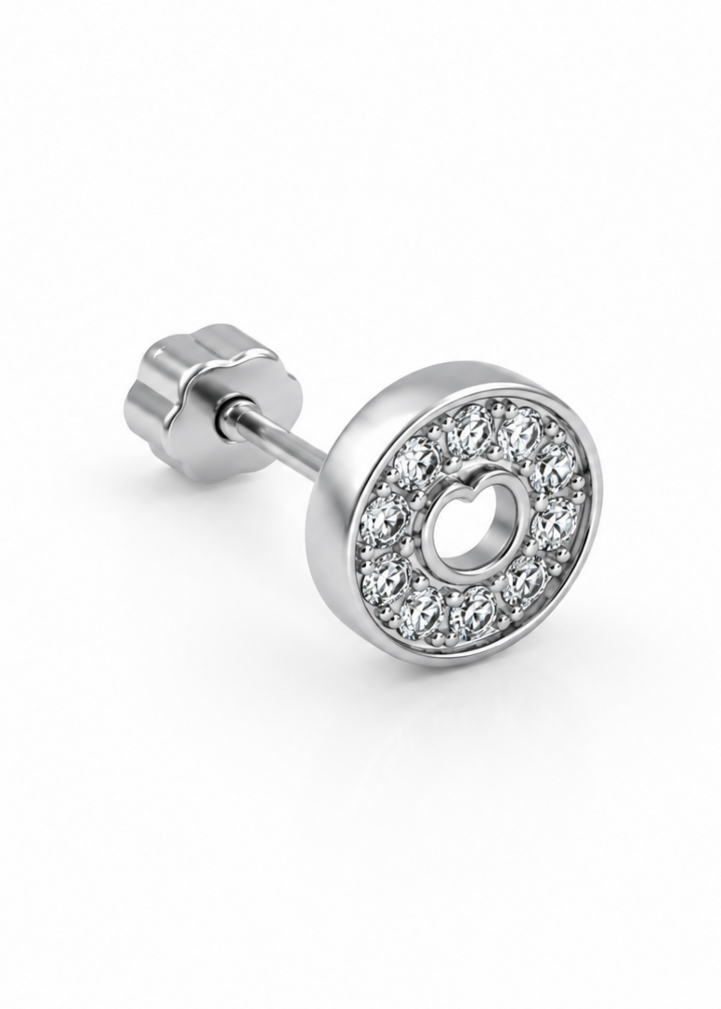 Halo Heart – 925 Sterling Silver
