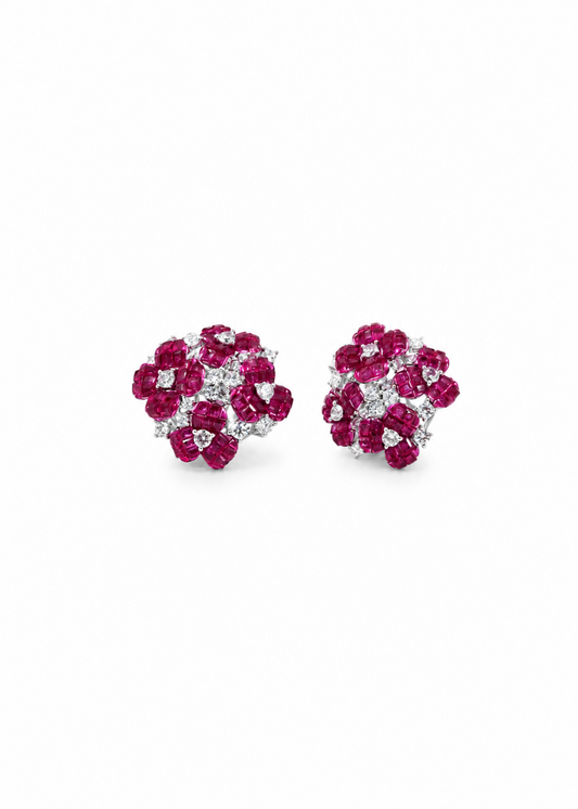 Ruby Blossom-925 Sterling Silver