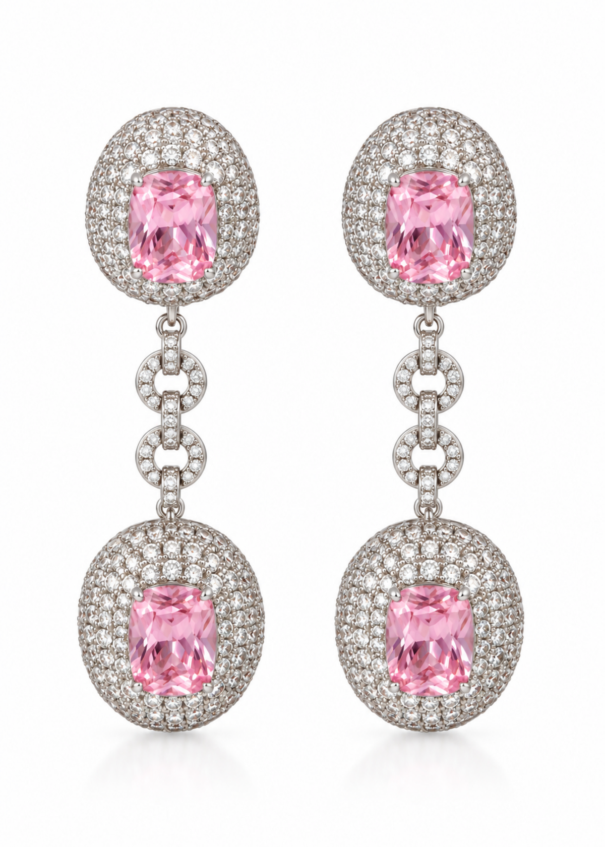 Rosé Halo-925 Sterling Silver