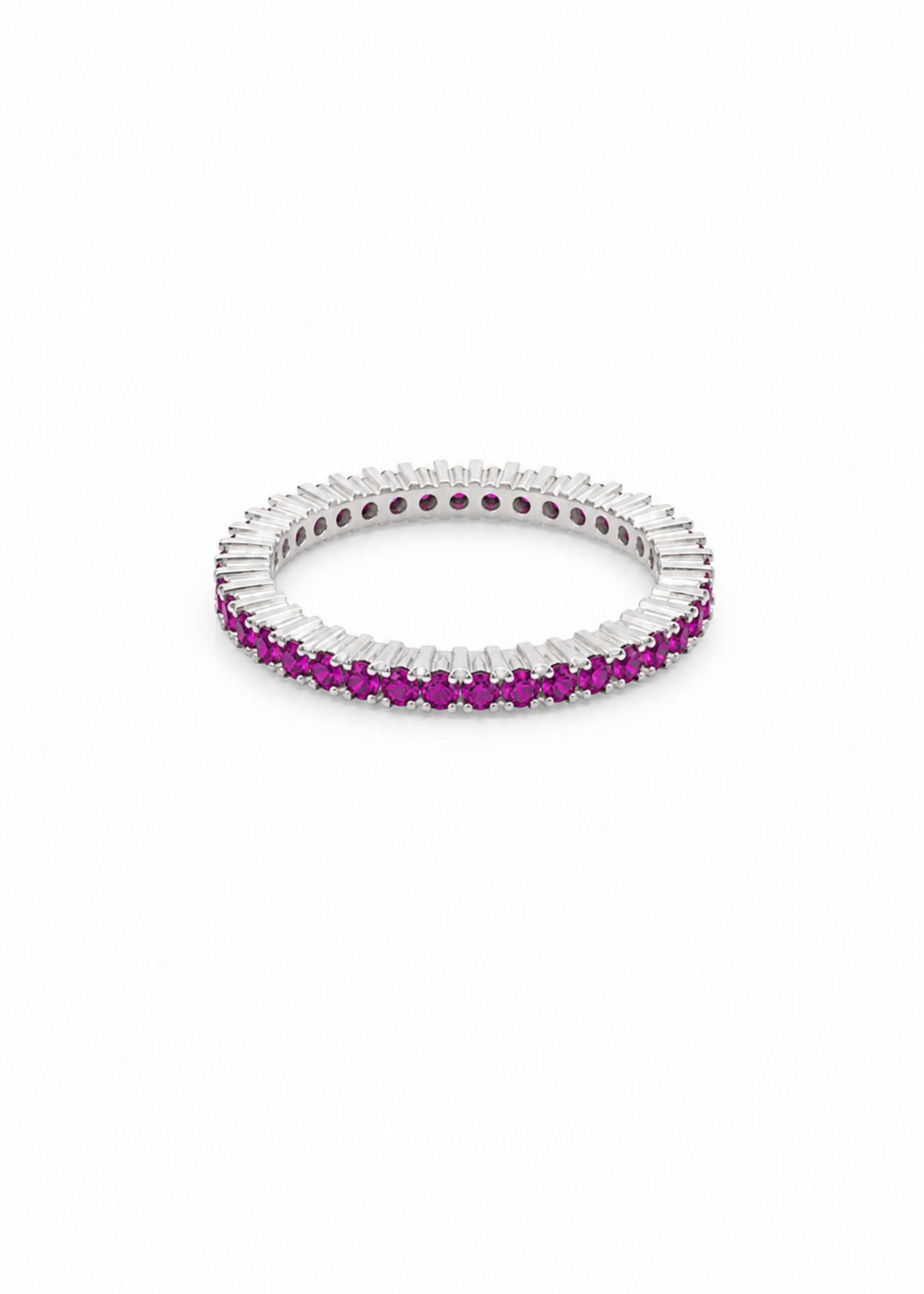 Fuchsia Eternity -925 Sterling Silver