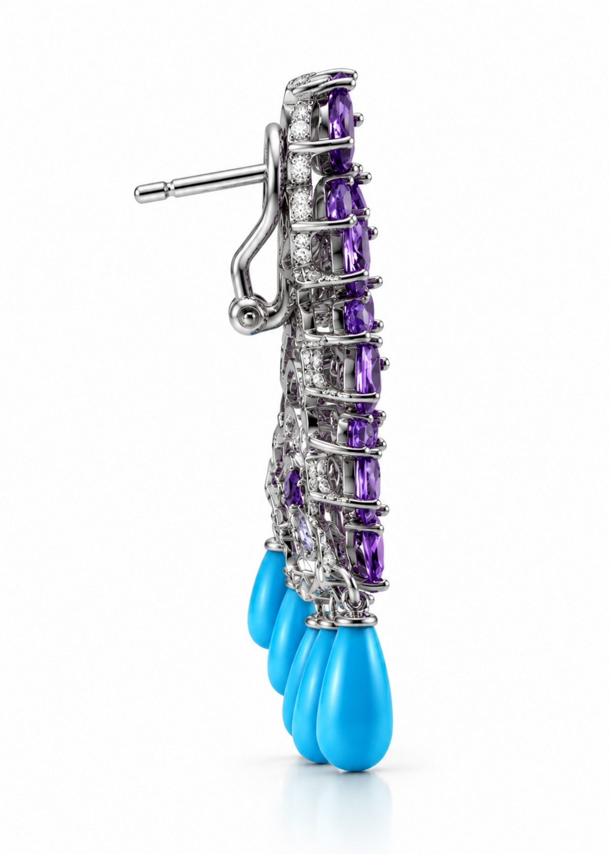 Cascade Drop-925 Sterling Silver