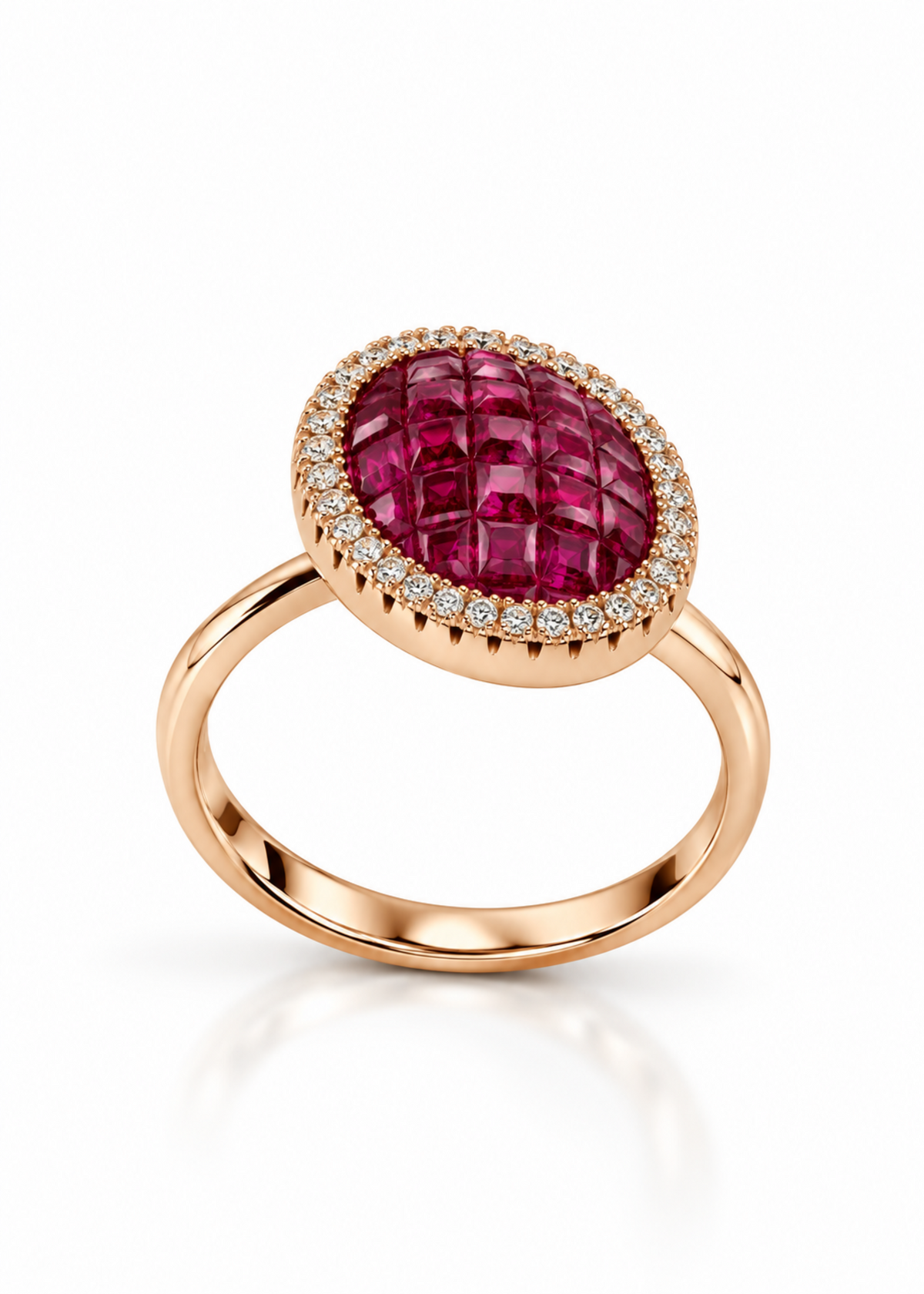 Ruby Mosaic-18K Gold Plated