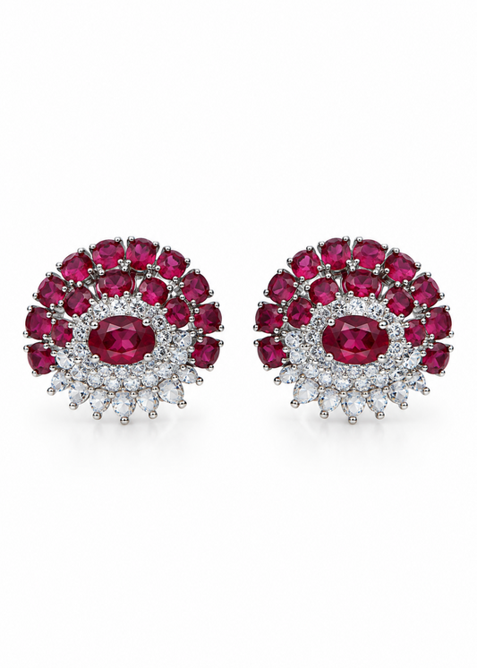 Ruhana Ruby-925 Sterling Silver