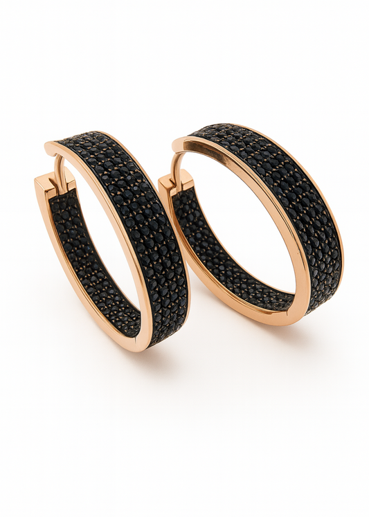 Obsidian Aura-925 Sterling Silver