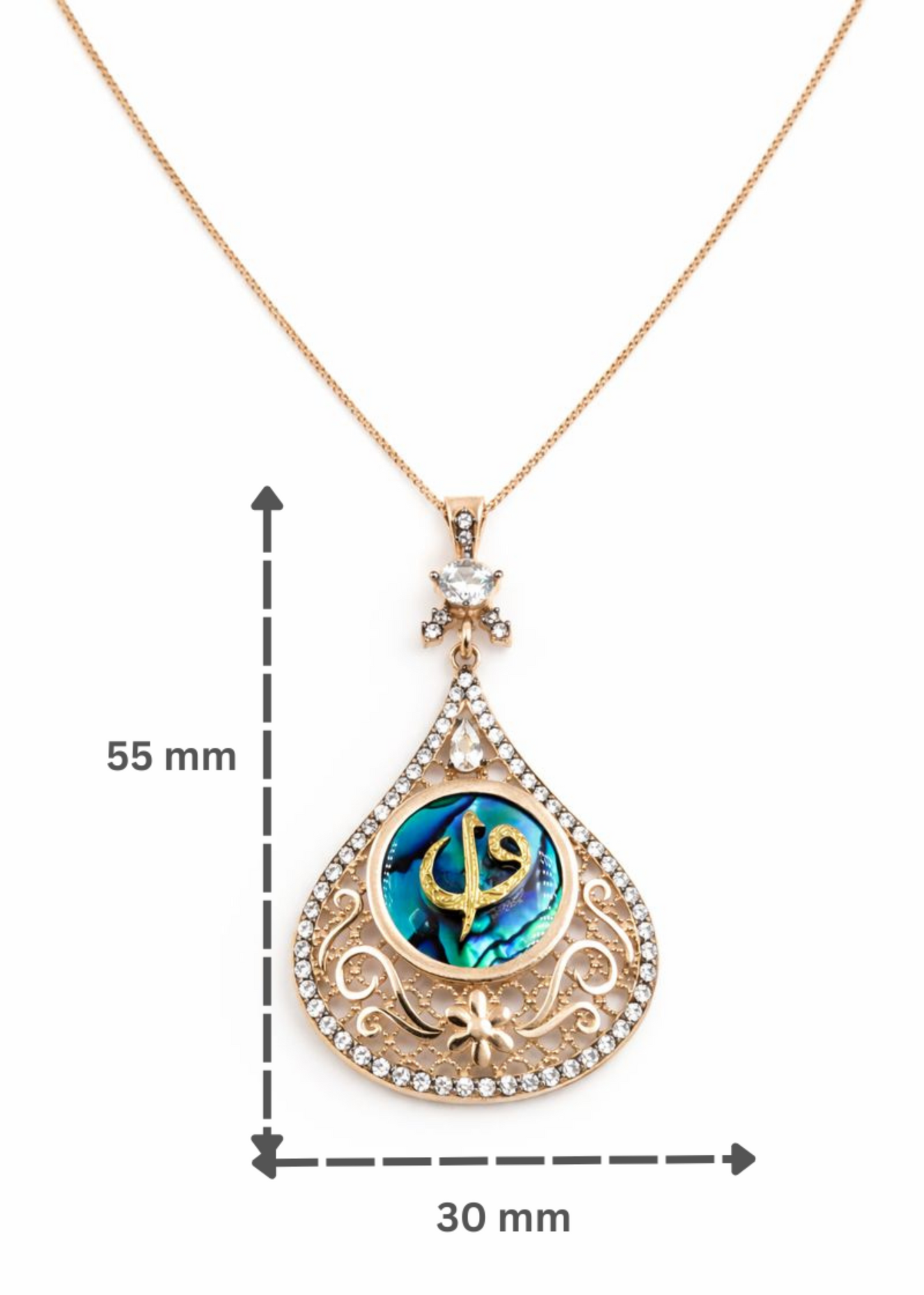 Blue Teardrop-925 Sterling Silver