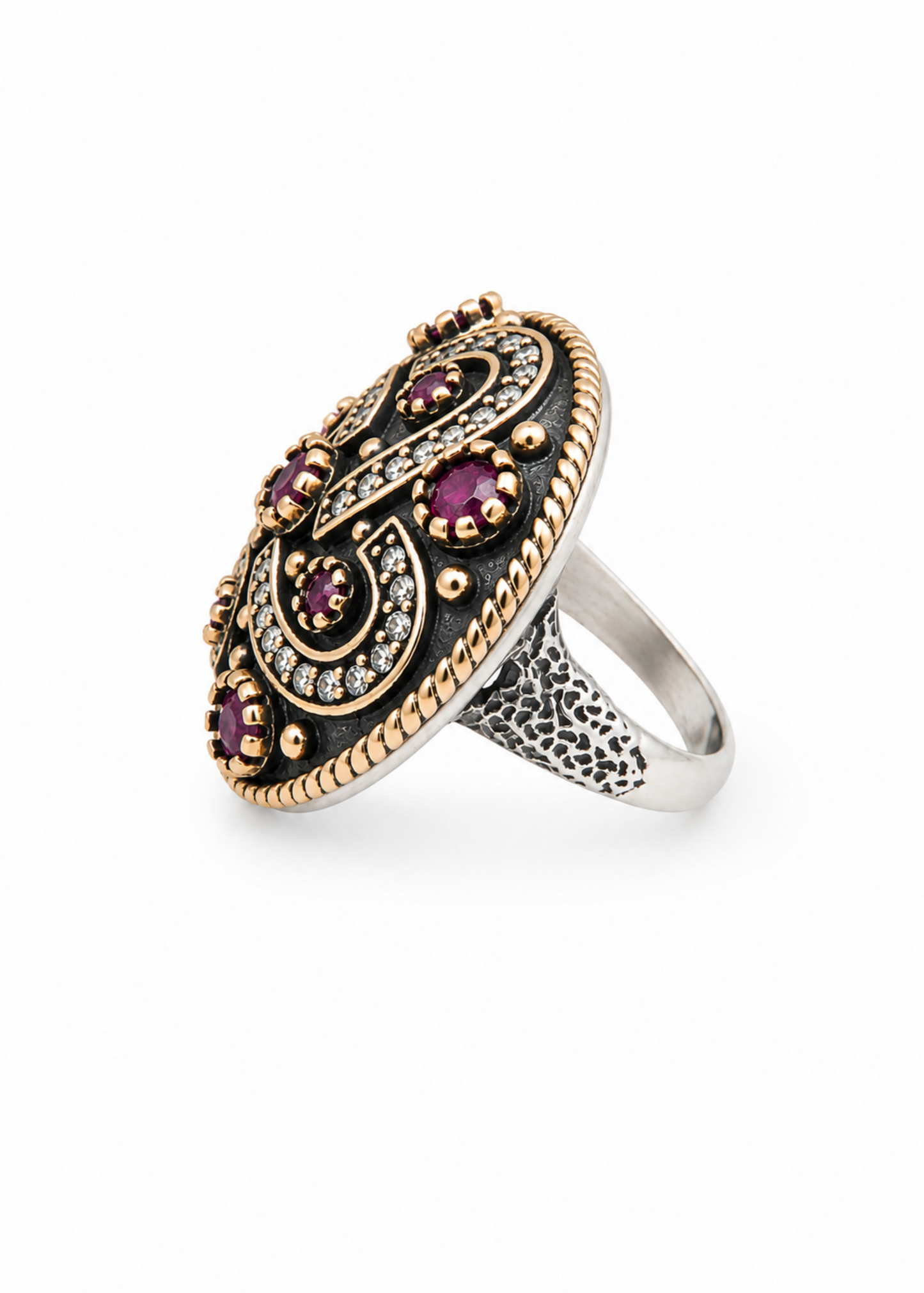 Ruby Ottoman-925 Sterling Silver