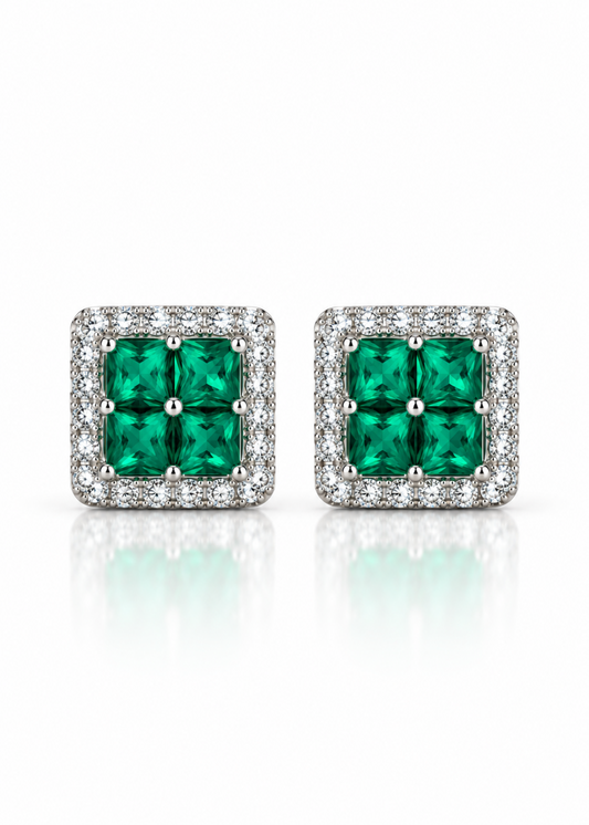 Éclat Square-925 Sterling Silver