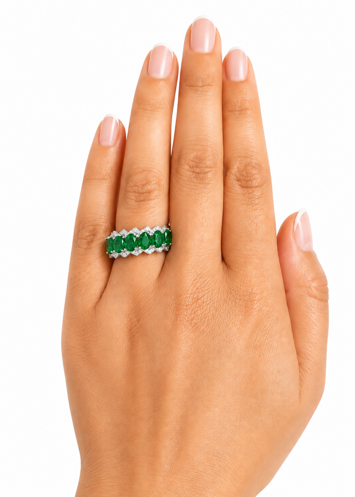 Emerald Eternity-925 Sterling Silver