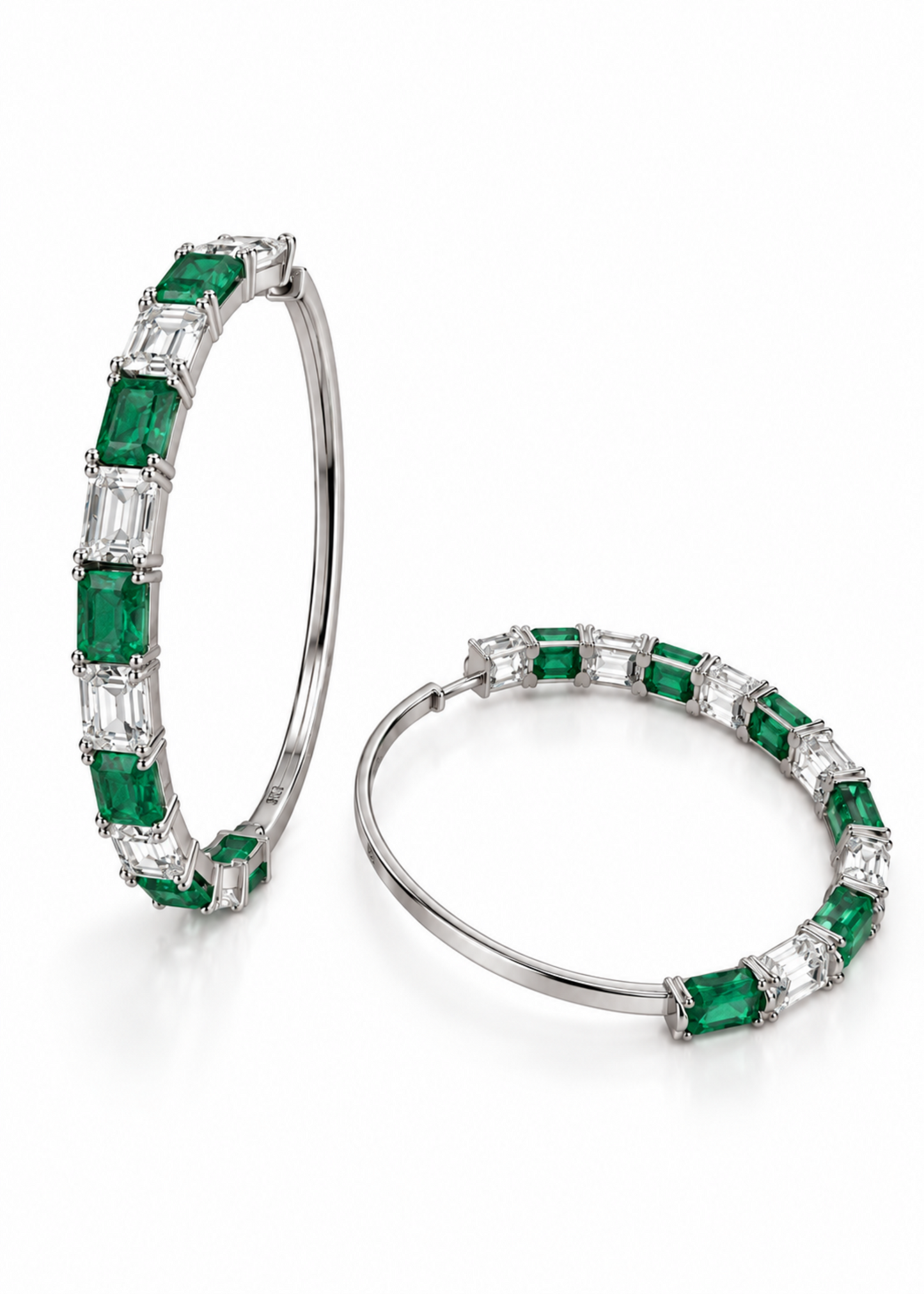 Emerald Arc-925 Sterling Silver