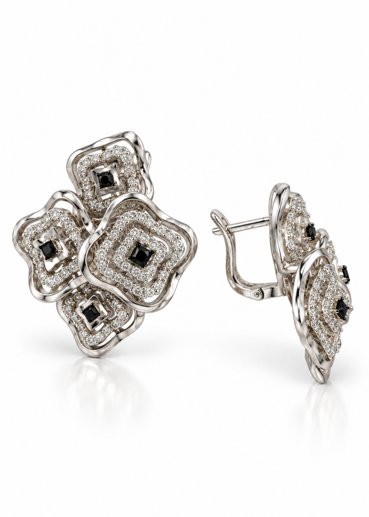 Noir Bloom-925 Sterling Silver