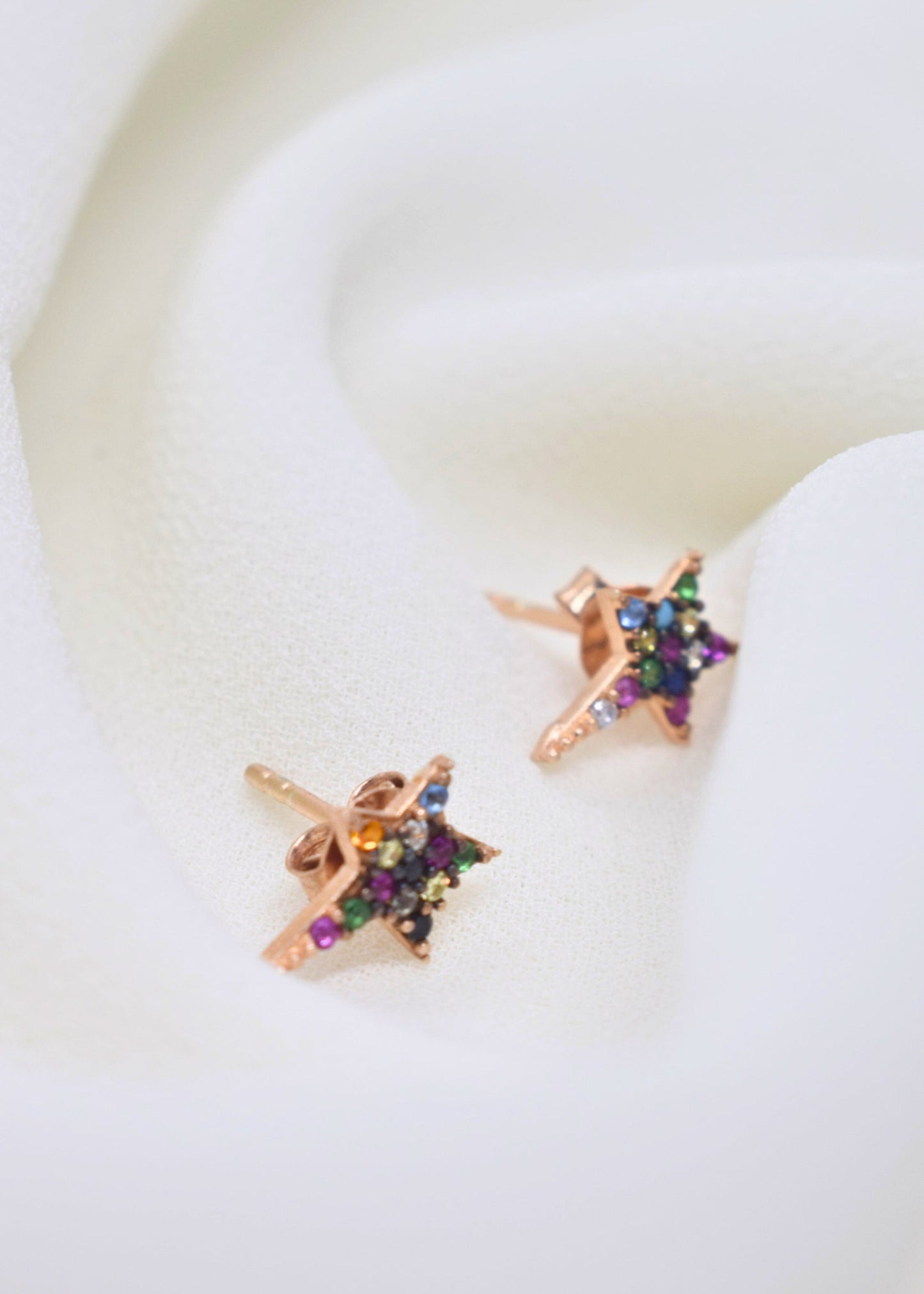 Multi color Zircon- 925 Sterling Silver
