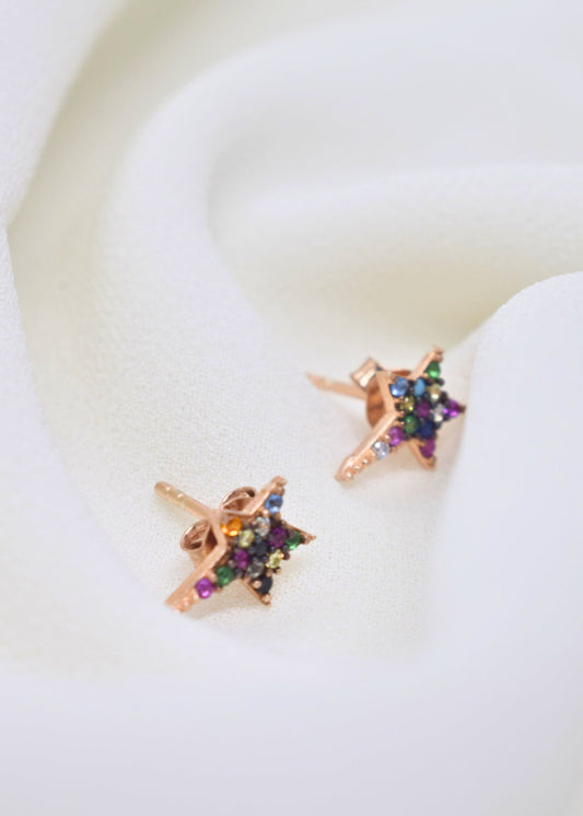 Multi color Zircon- 925 Sterling Silver