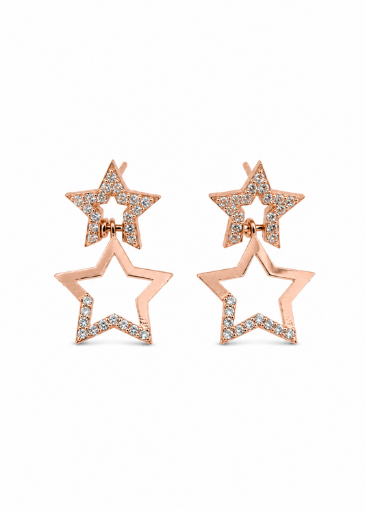 Twin Star-925 Sterling Silver
