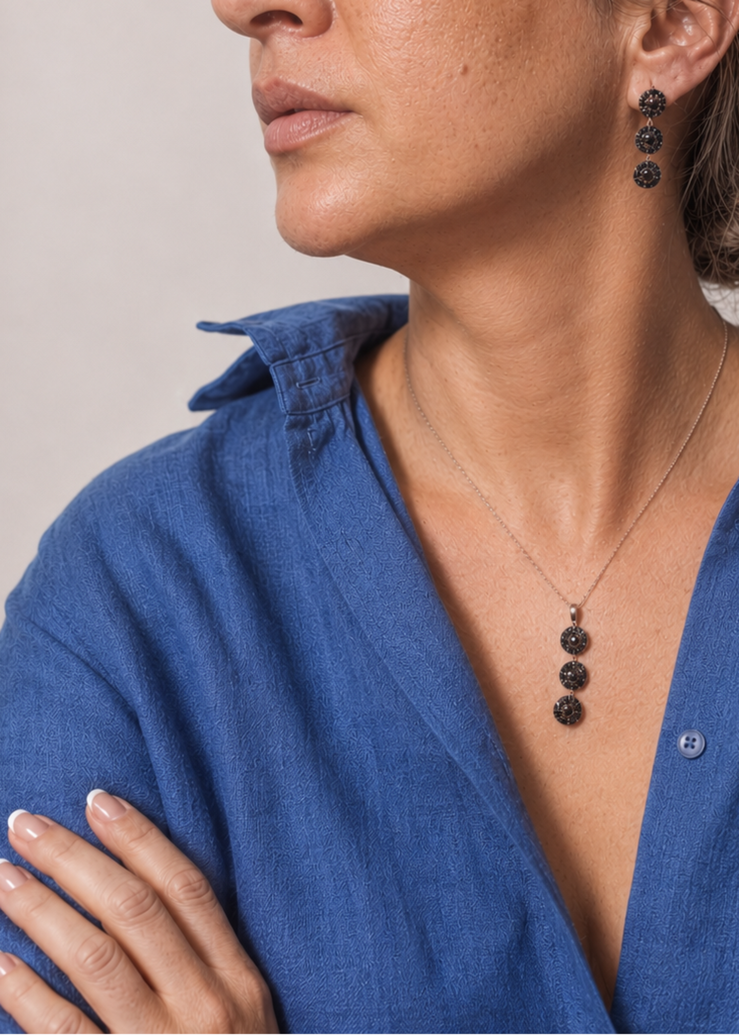 Midnight Sapphire -925 Sterling Silver