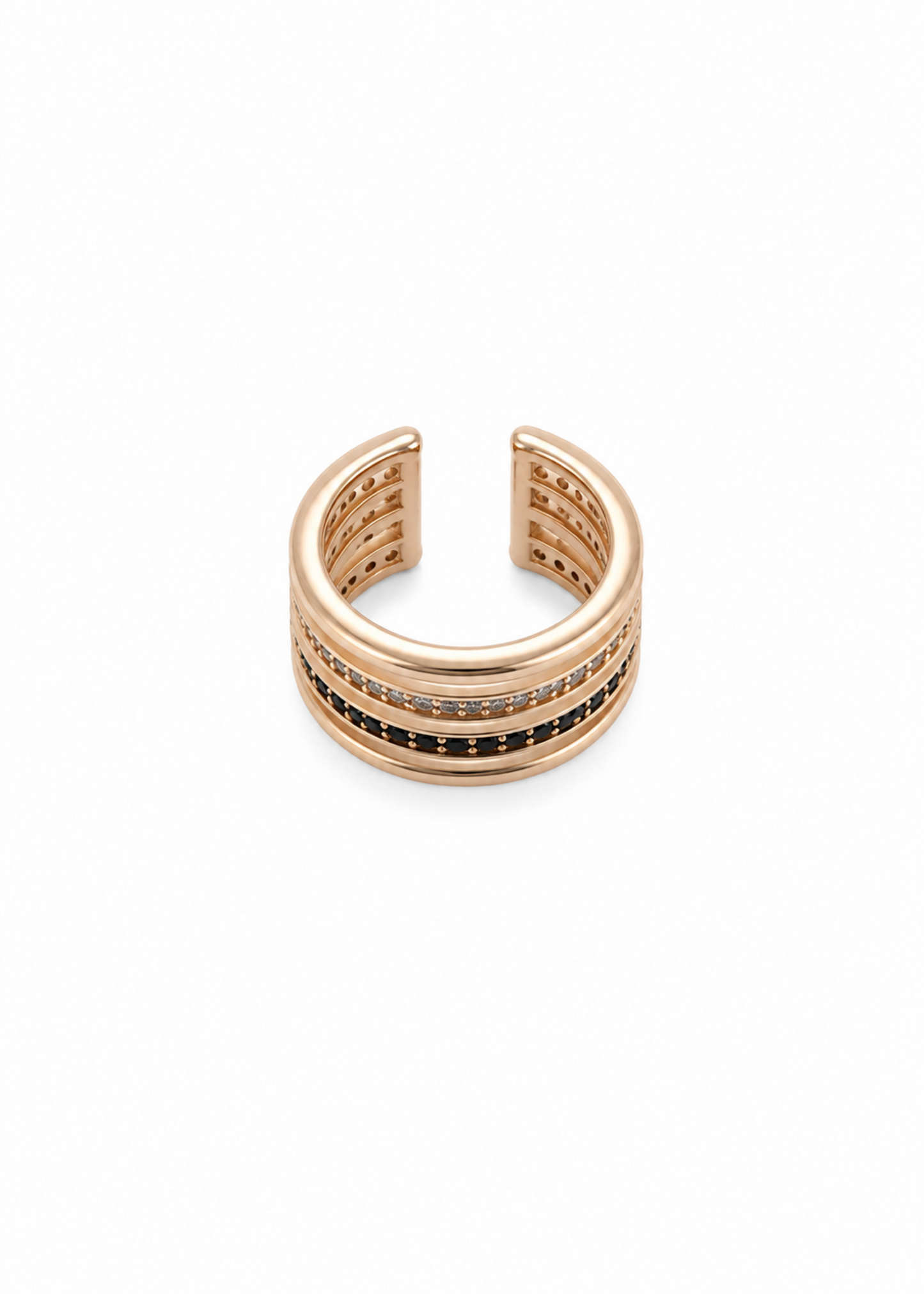 Luxe Multi-Band-925 Sterling Silver