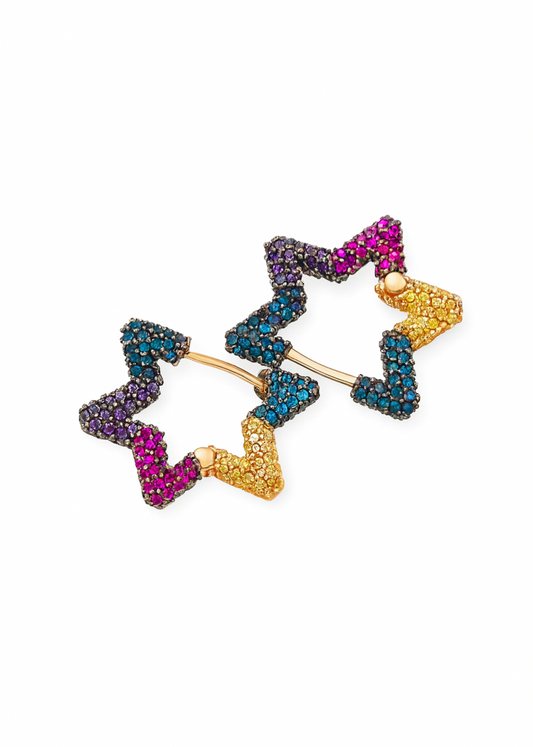 Celestial Hoop-925 Sterling Silver