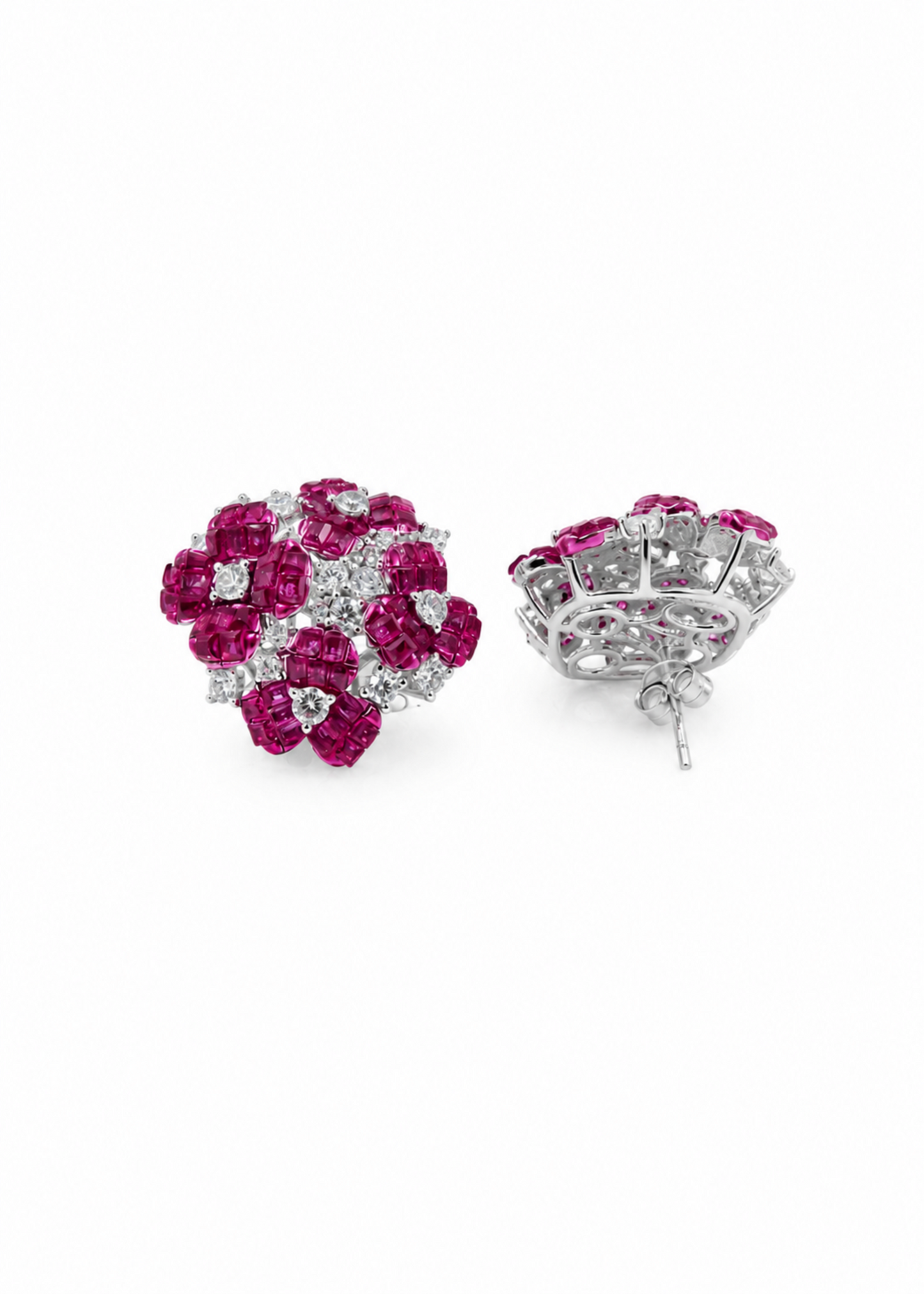 Ruby Blossom-925 Sterling Silver