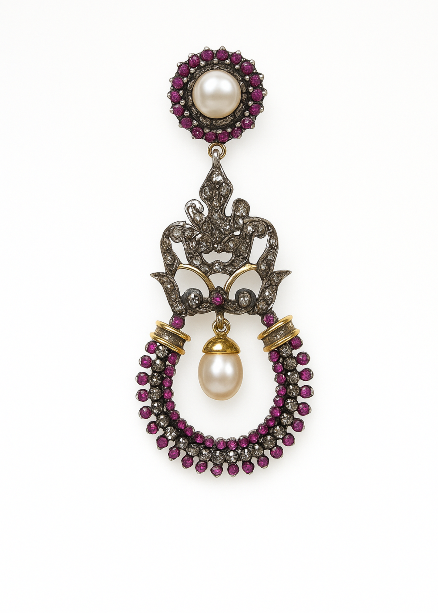 Mughal Pearl Radiance Pendant Set