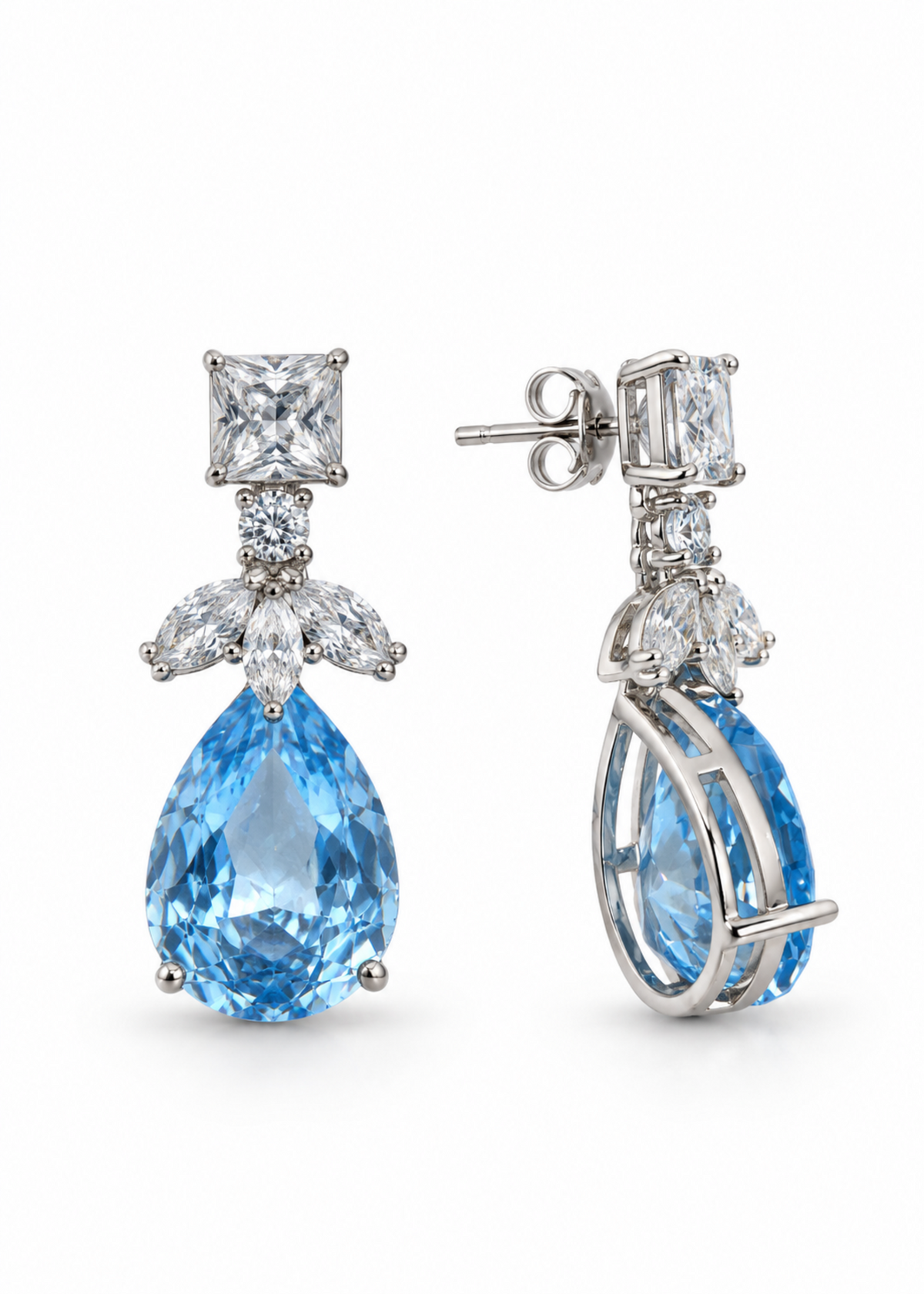 Celestia Blue Drop-925 Sterling Silver