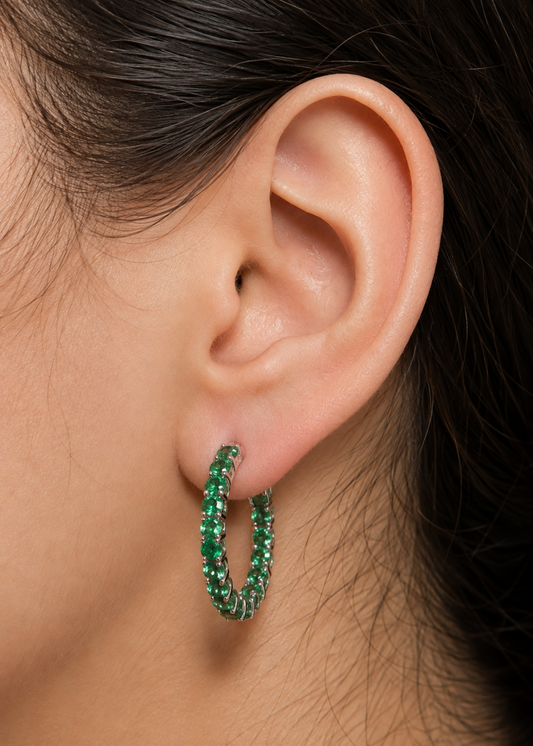 Emerald Radiance– 925 Sterling Silver