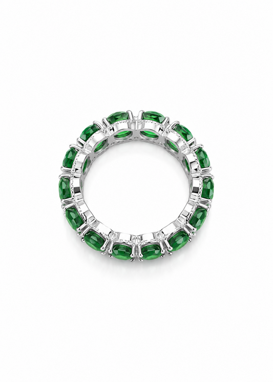 Emerald Eternity-925 Sterling Silver