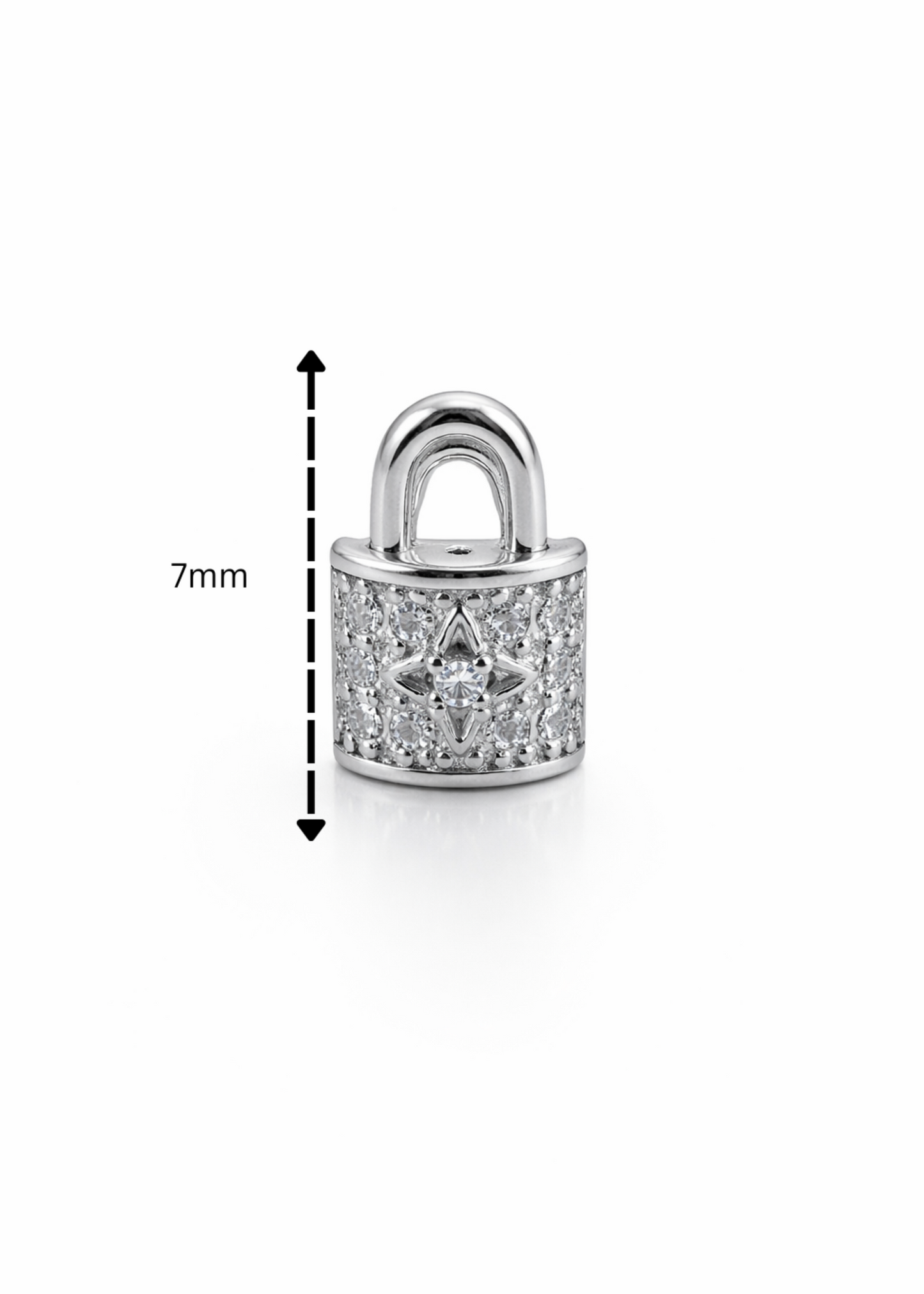 Crystal Lock-925 Sterling Silver