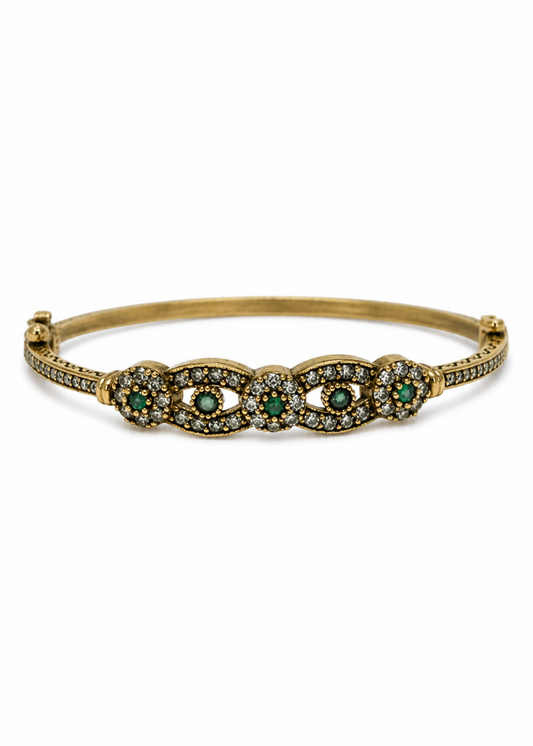 Vintage Emerald-925 Sterling Silver