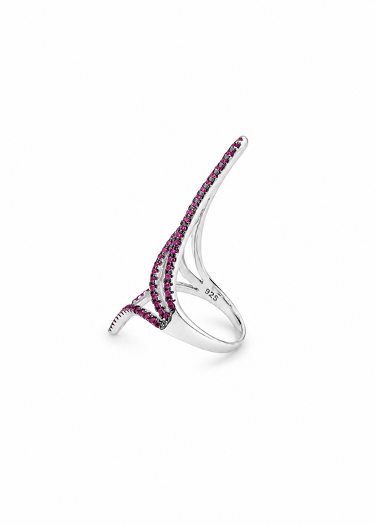 Ruby Flame-925 Sterling Silver
