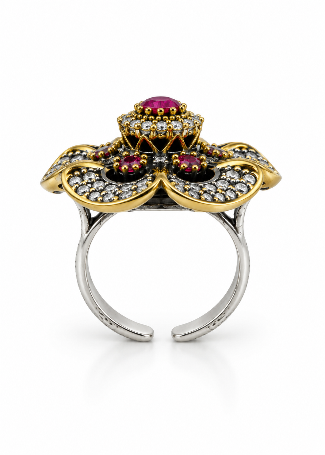 Ottoman Ruby-925 Sterling Silver