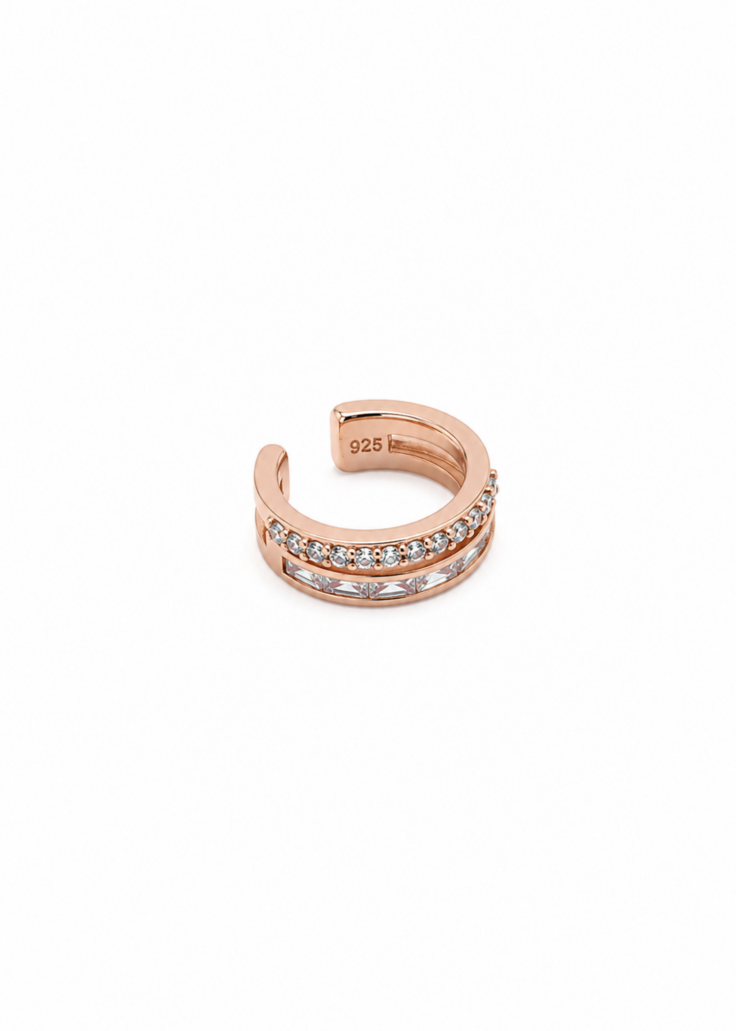 Crystal Duo– 925 Sterling Silver