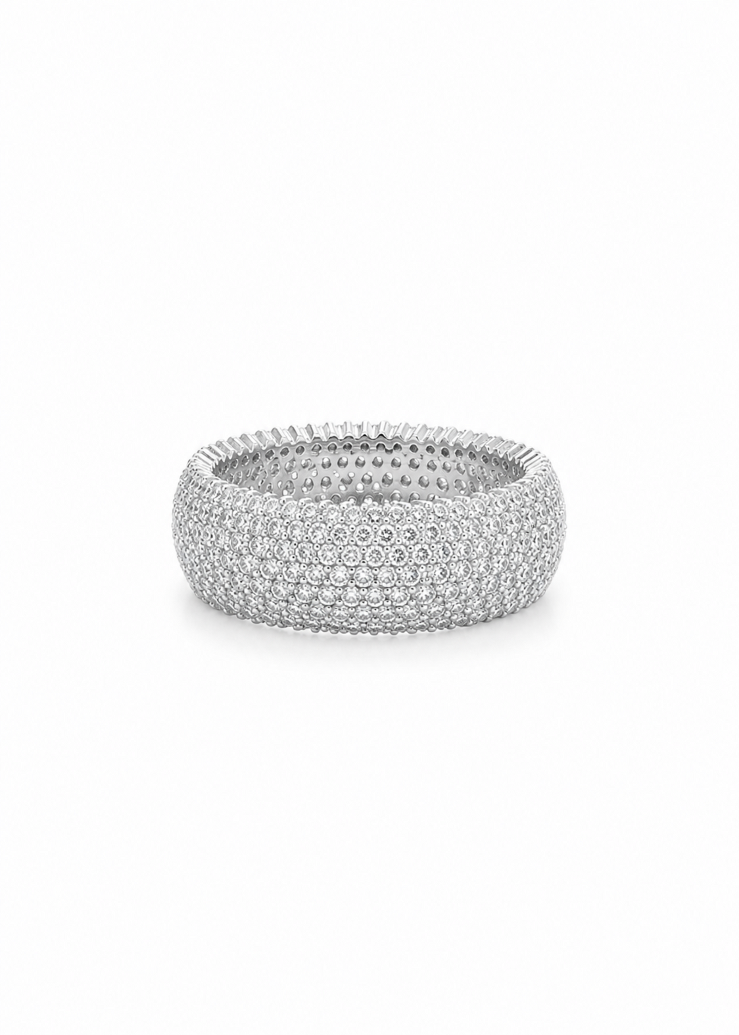 Pavé Band-925 Sterling Silver