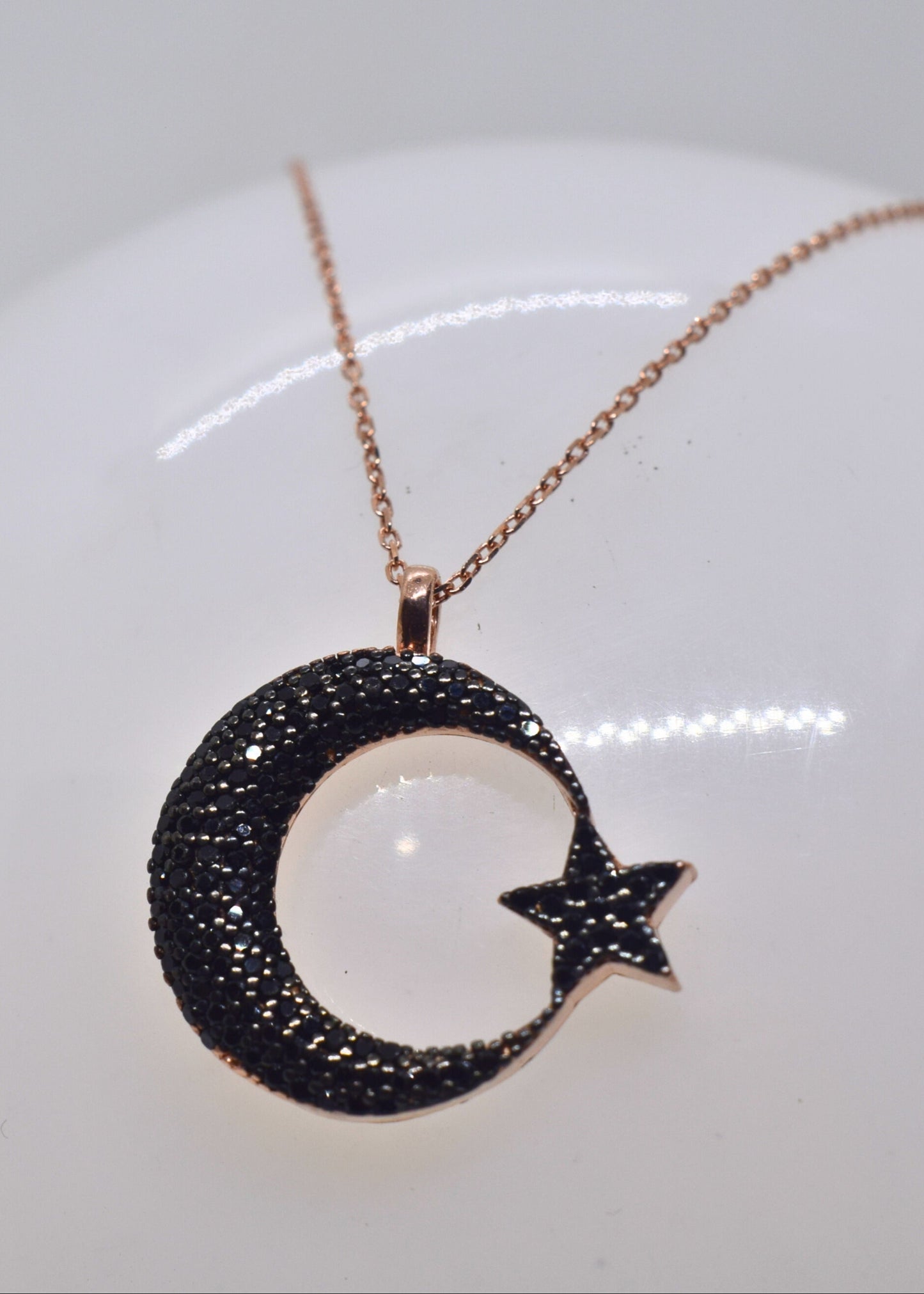 Crescent Glow- 925 sterling silver