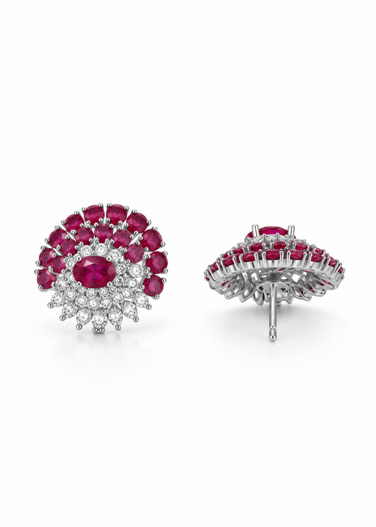 Ruhana Ruby-925 Sterling Silver