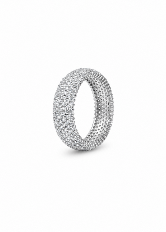 Pavé Band-925 Sterling Silver
