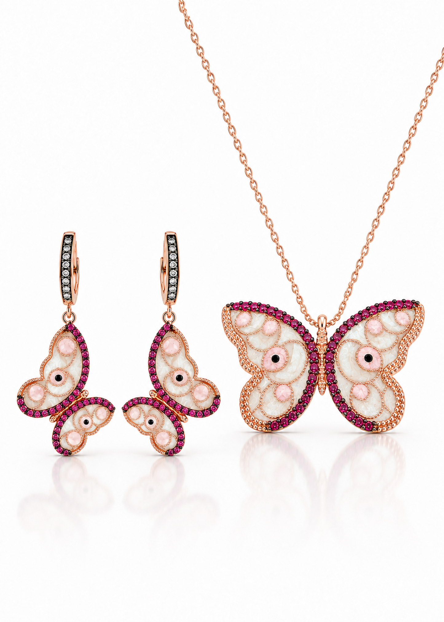 Papillon Rosé-925 Sterling Silver