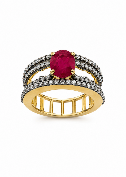 Aurelia Ruby-925 Sterling Silver
