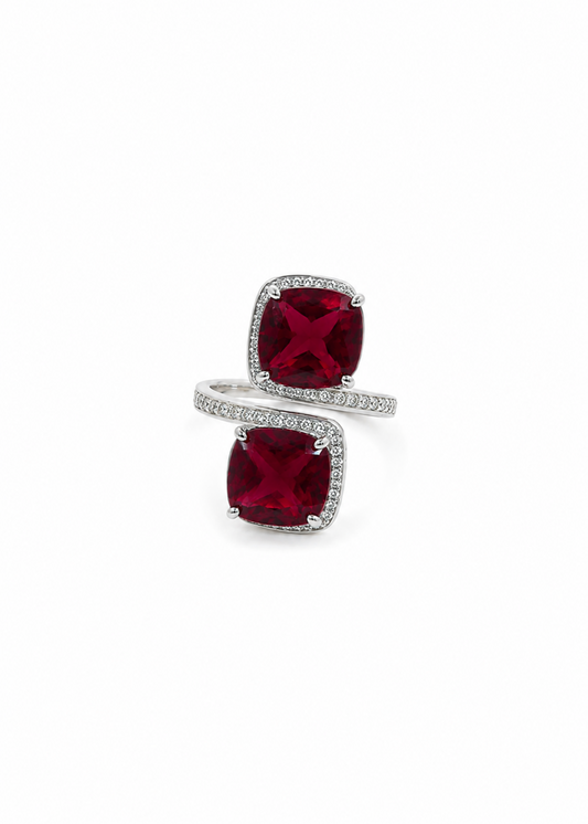 Ruby Duet-925 Sterling Silver