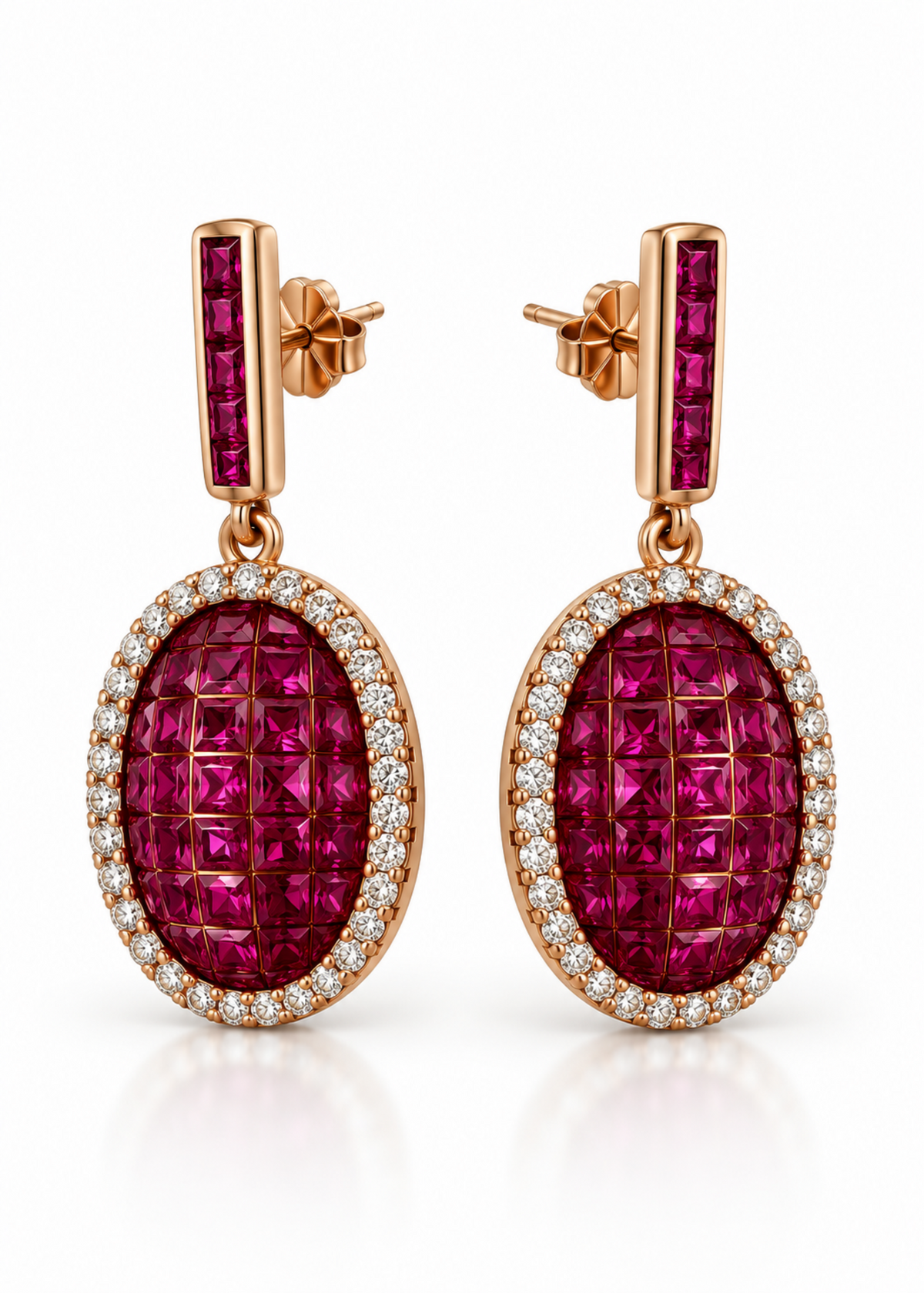 Ruby Mosaic-18K Gold Plated