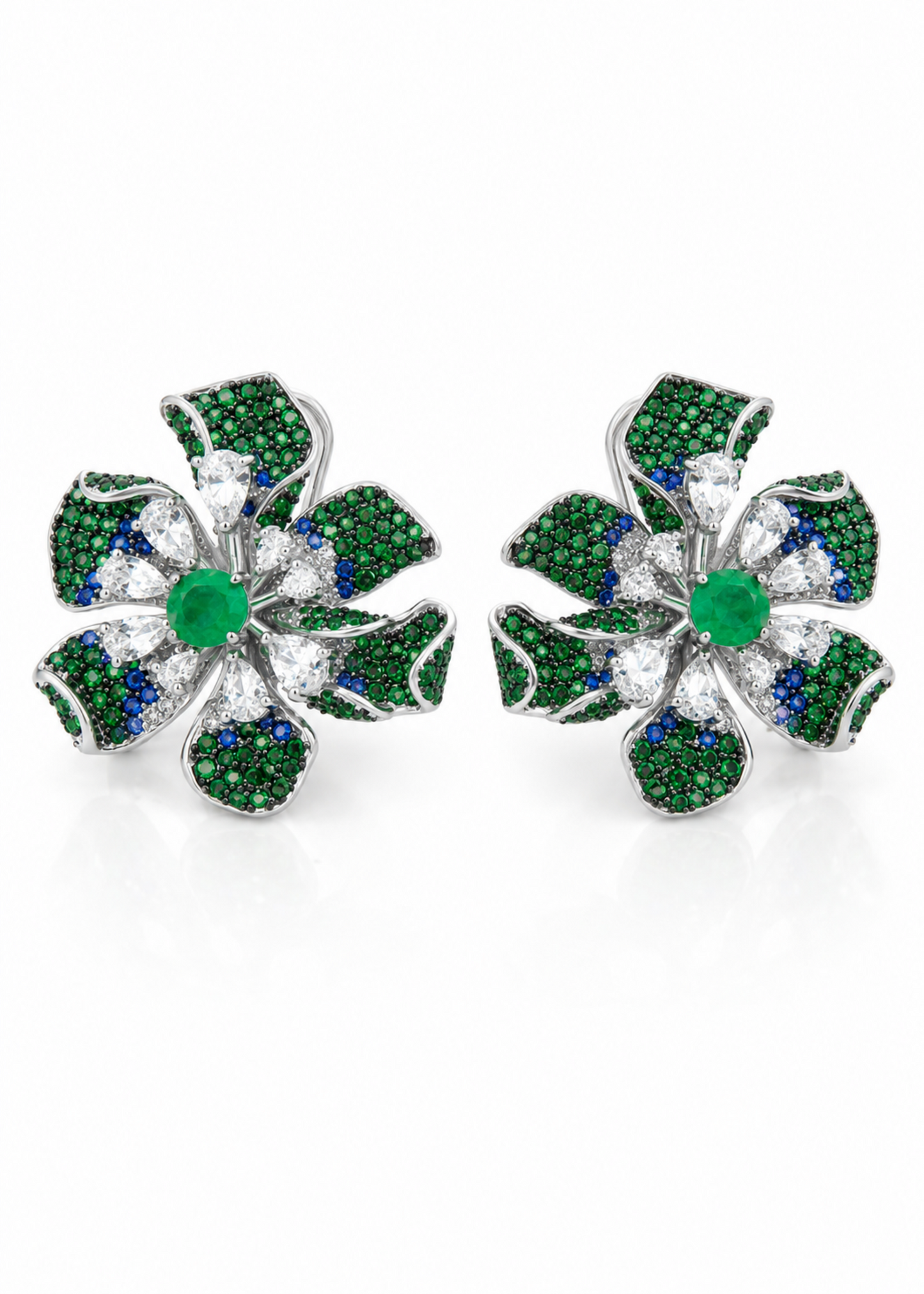 Emerald Blossom -925 Sterling Silver