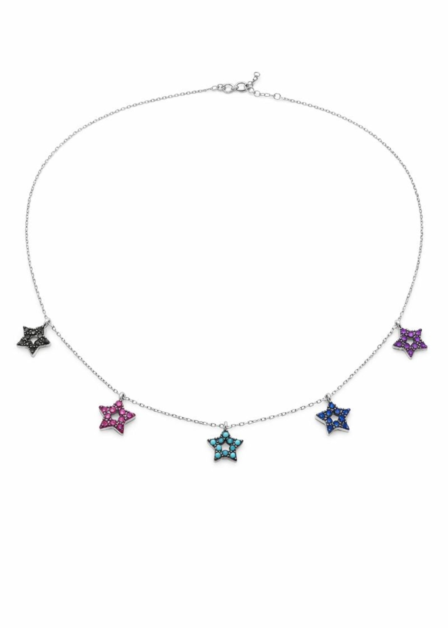 Multicolor Star-925 Sterling Silver