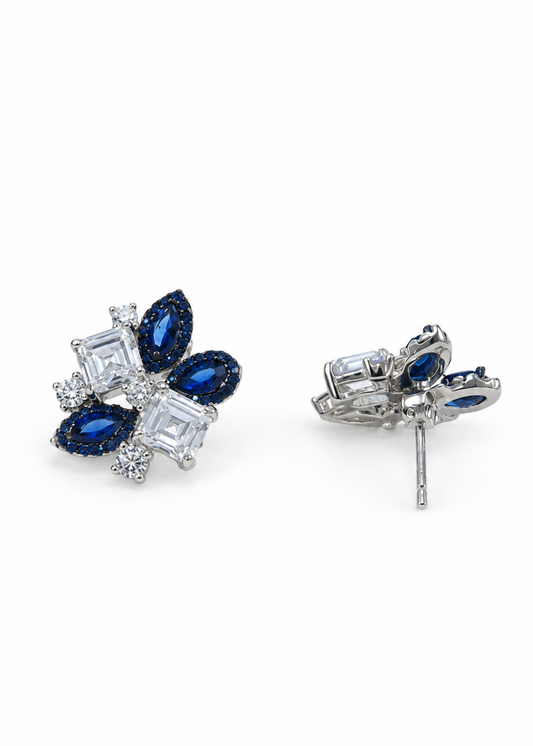 Sapphire Mosaic-925 Sterlıng Sılver