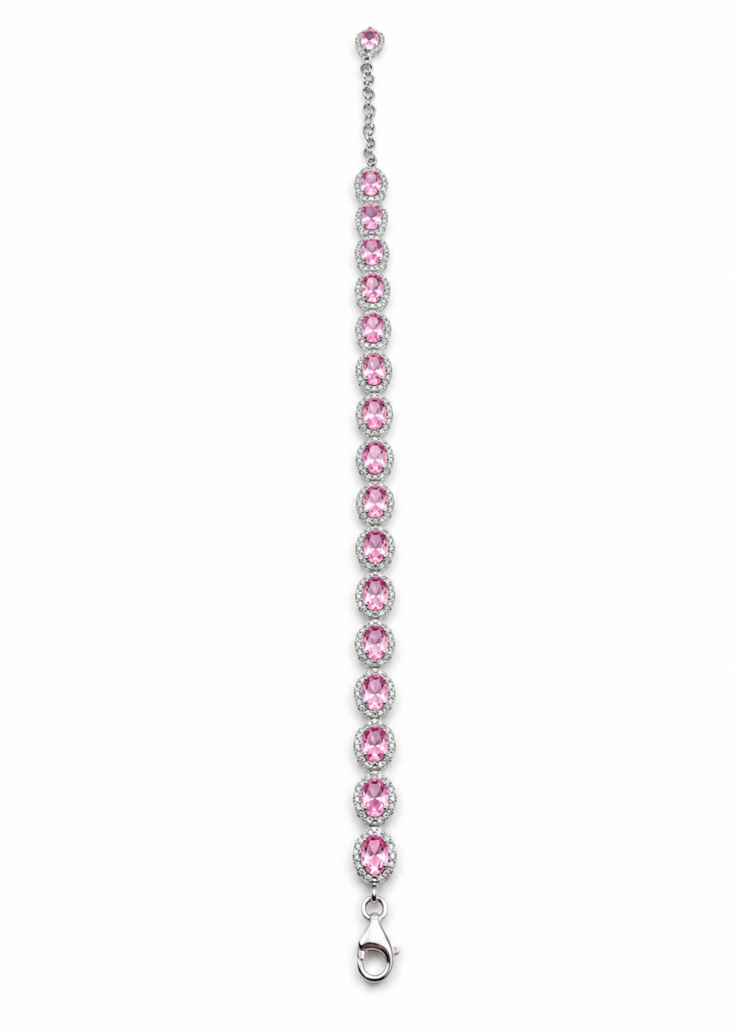 Rosé Halo-925 Sterling Silver