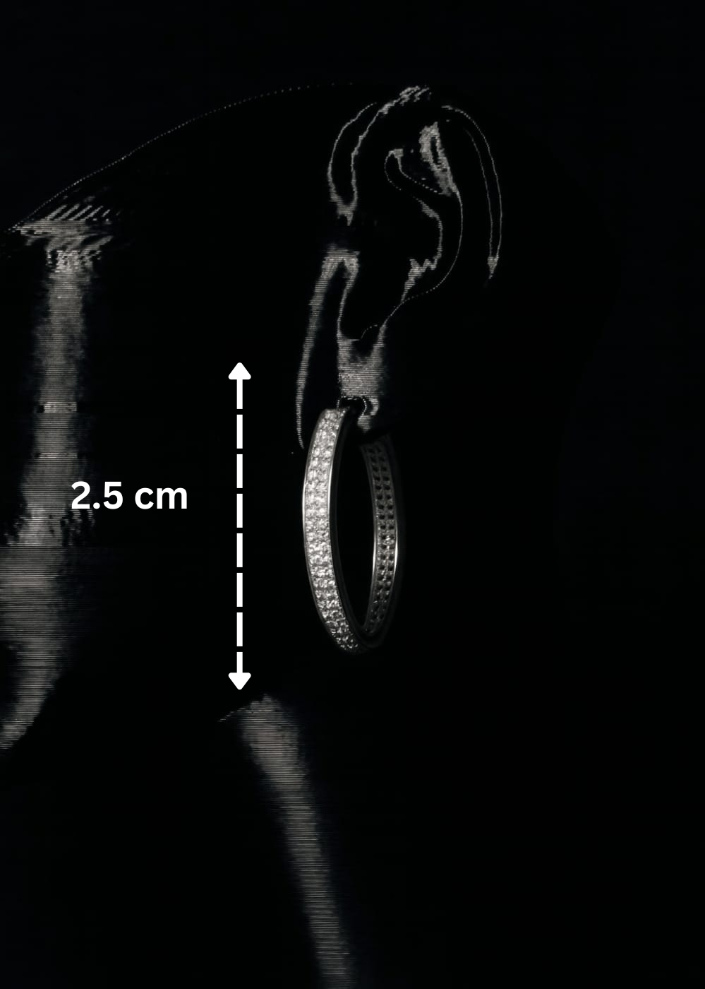 Celestia Hoops-925 Sterling Silver