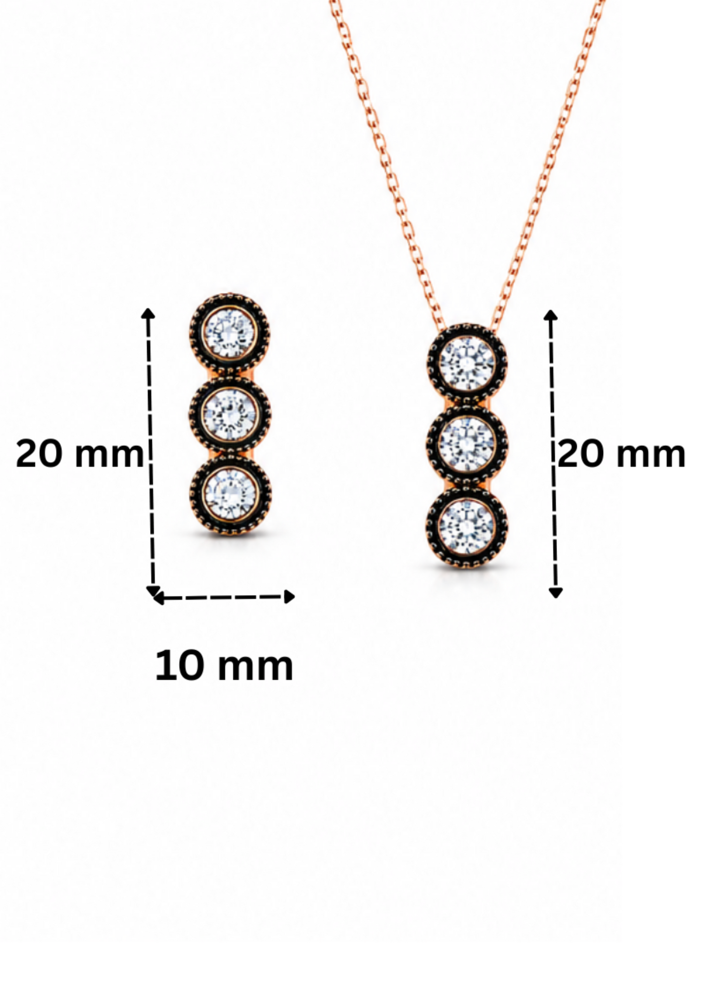 Triple Halo-925 Sterling Silver