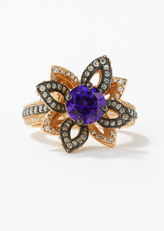 Amethyst Bloom-925 Sterling Silver