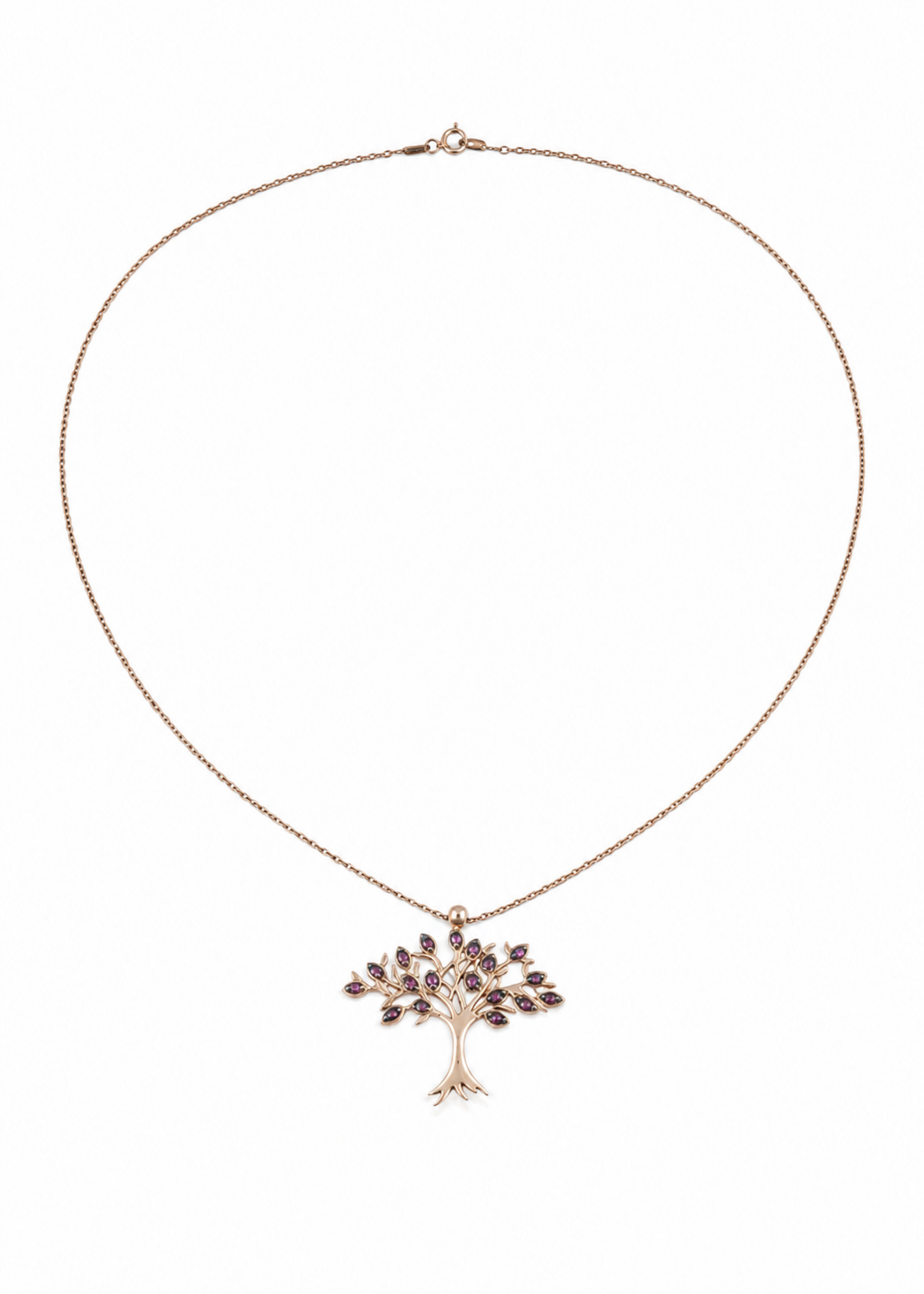 Purple Tree-925 Sterling Silver