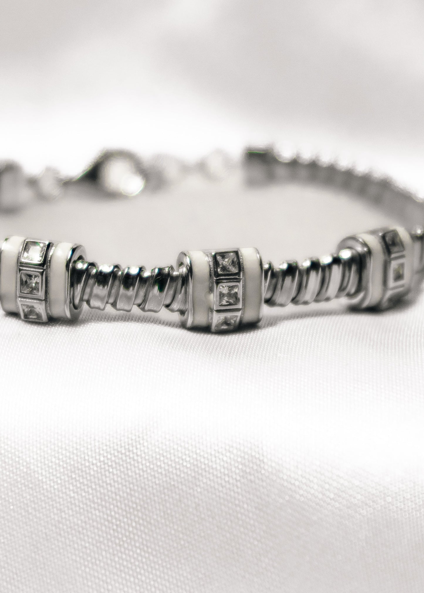 Barrel Link– 925 Sterling Silver